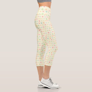 Capri Leggings Retro Stars #2