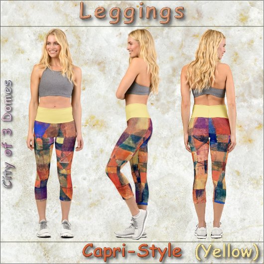CAPRI LEGGINGS STYLE - "3 Dômes" - Art de Paul Kle