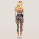 Capri Leggings ZenArte: Fusiona Estilo y Rendimiento (Verso)