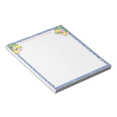  Capri Lemons Blue Tiles | van de bureau van Notitieblok (Schuin)