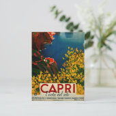 Capri L'Isola del Sole Italië Briefkaart (Staand voorkant)