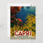 Capri L'Isola del Sole Italië Briefkaart (Voorkant / Achterkant)