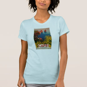  Capri L'Isola del Sole Italy Blue T-shirt