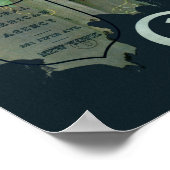 Capri Napoli Italië Reis Poster (Hoek)