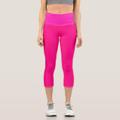 Capri Neon Pink Funky Leggings (Recto)