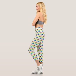 Capri Papillons d'aquarelle Leggings #2