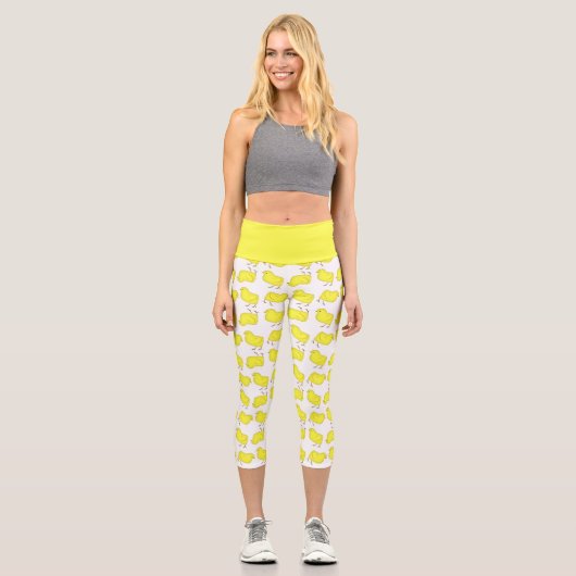 Capri Pâques Chicks Capris Leggings (Recto)