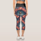 Capri Patriotic Veterans Day Leggings (Verso)