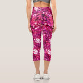 Capri Pink Abstract Leggings for Women | Magenta Waterco (Verso)
