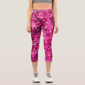 Capri Pink Abstract Leggings for Women | Magenta Waterco (Recto)