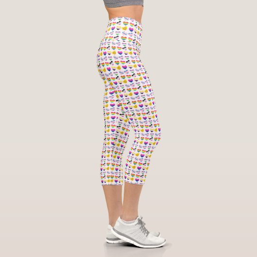 Capri Pride Hearts Leggings #2 (Droite)