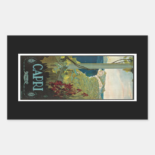 Capri Rechthoekige Sticker