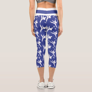 Capri Séoul Spirit Sports Leggings Blue