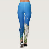Capri stijl leggings voor vrouwen (Achterkant)