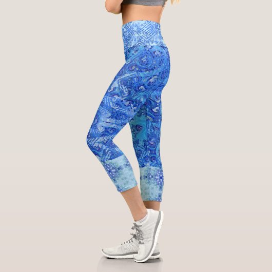 Capri Susea Blu Studios Elemental Wave Leggings (Gauche)