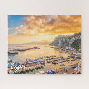 Capri, Tyrrheens Zee, Italië Legpuzzel