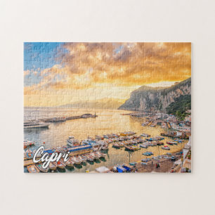 Capri, Tyrrheens Zee, Italië Legpuzzel