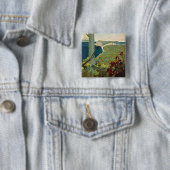 Capri Vierkante Button 5,1 Cm (In situ)