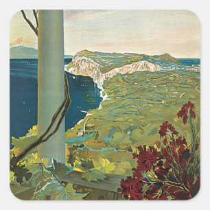 Capri Vierkante Sticker