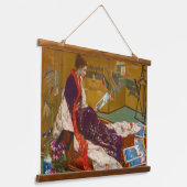 Caprice en Tapisserie violet et or (Angulaire)