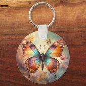 Caprice Papillonnant : Porte-clés Imprimé Papillon (Recto)