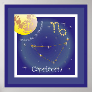 Capricorn 22 december 20 poster