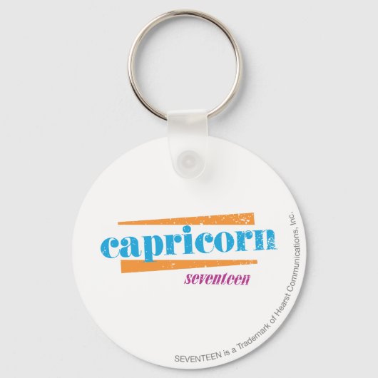 Capricorn Aqua Sleutelhanger (Voorkant)