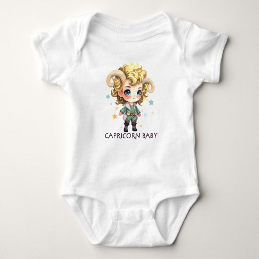 Capricorn Baby Romper (Voorkant)