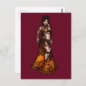 Capricorn Belly Dancer Briefkaart (Voorkant / Achterkant)