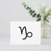 Capricorn Briefkaart (Staand voorkant)