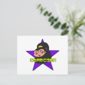 Capricorn Briefkaart (Staand voorkant)
