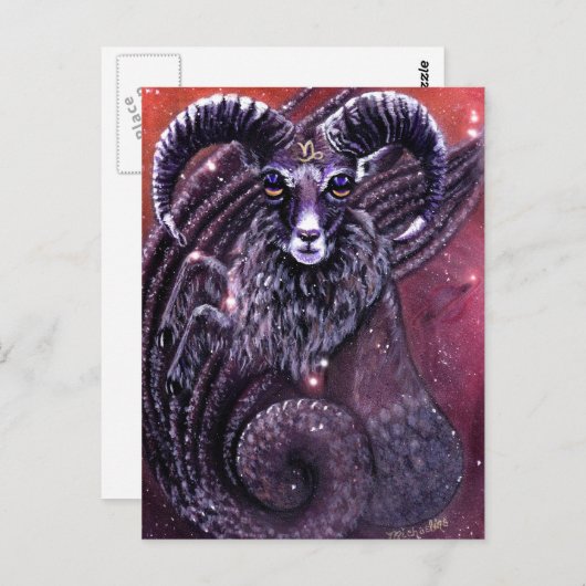 Capricorn Briefkaart (Voorkant / Achterkant)