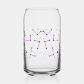 Capricorn Can Glass Zodiac Drinkware (Gauche)