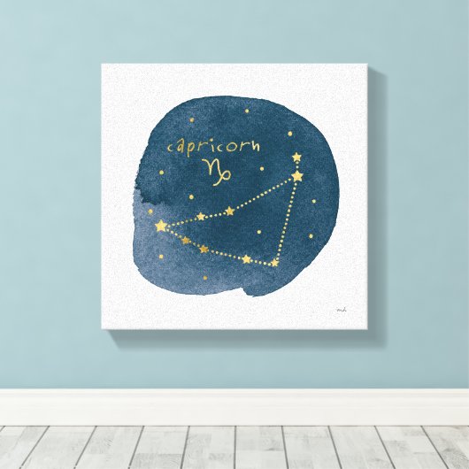 Capricorn Canvas Afdruk (Insitu (Houten vloer))