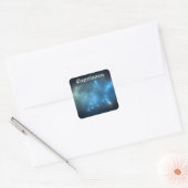 Capricorn constellatie vierkante sticker (Envelop)