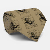 Capricorn Constellation Hevelius 1690 dec22-jan19 Stropdas (Opgerold)