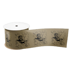 Capricorn Constellation Hevelius 1690 op Taupe Lint