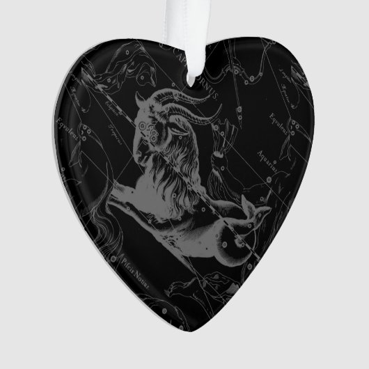 Capricorn Constellation Map  Hevelius 1690 Ornament (voorkant)