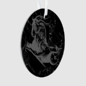 Capricorn Constellation Map Hevelius 1690 Ornament (voorkant)