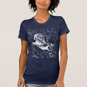 Capricorn Constellation Map  Hevelius 1690 T-shirt