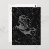 Capricorn Constellation Map Hevelius Engraving Briefkaart (Voorkant / Achterkant)