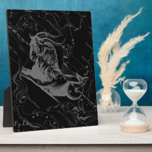 Capricorn Constellation Map Hevelius Engraving Fotoplaat