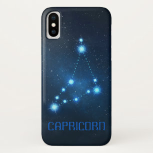 Capricorn Constellation Zodiac iPhone X Hoesje