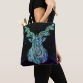 capricorn de geitentzodiale canvas tas (Dichtbij)