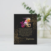 Capricorn de Goat Briefkaart (Staand voorkant)