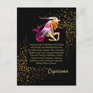 Capricorn de Goat Briefkaart