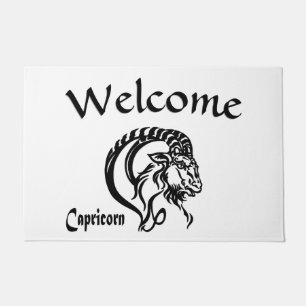Capricorn de Zee Goat Zodiac Deurmat