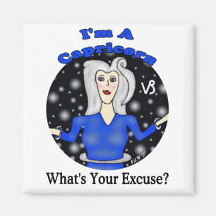 Capricorn Excuseer Magnet Magneet