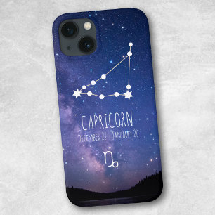 Capricorn   Gepersonaliseerde zodiac-constellatie iPhone 13 Hoesje