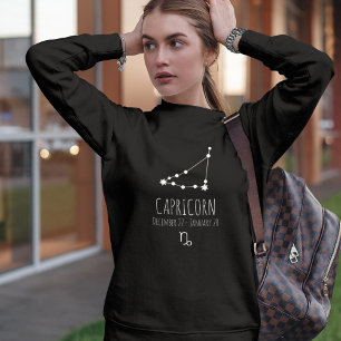 Capricorn   Gepersonaliseerde zodiac-constellatie Trui